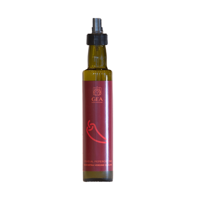 Extra Virgin Olive Oil Infused with Chili Pepper 250ml Glass Bottle Fresh Seasoning for Cooking