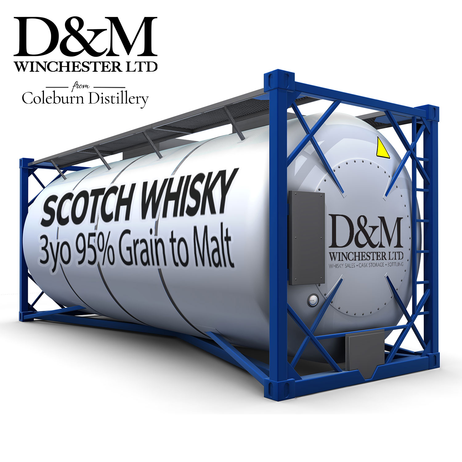 Premium Scotch Whisky ISO Tank 3 year old 95% grain to malt Scotland for Wholesale Priced Per Litre Alcohol Alcoholic Beverage