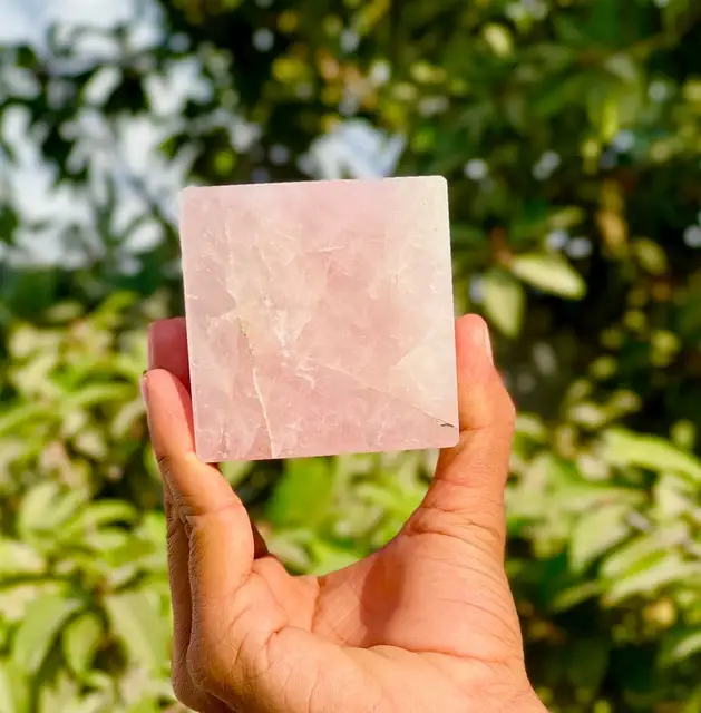 Wholesaler Manufacturer High quality Rose Quartz Crystal Cube Freeform Natural Reiki Metaphysical Healing Stones Folk Craft