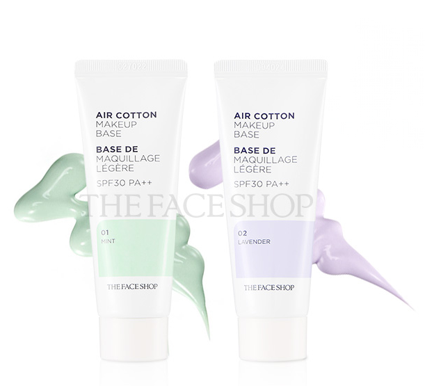 THE FACE SHOP_fmgt N.TFS.B AIR COTTON MAKEUP BASE SPF25++01 make-up face moisturization mineral made in Korea Korean beauty