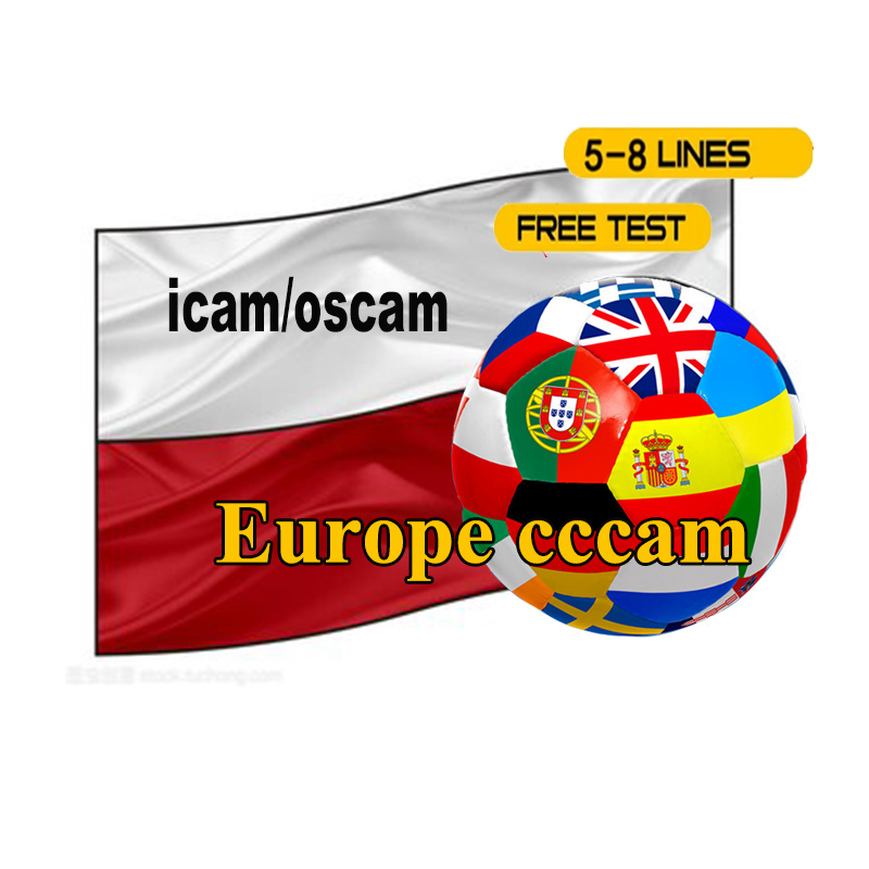 1 год, Европейский cccam 5-8 линий, egygold oscam/icam/cccam для Польши/Словакии/Германии/Испании/Чехии