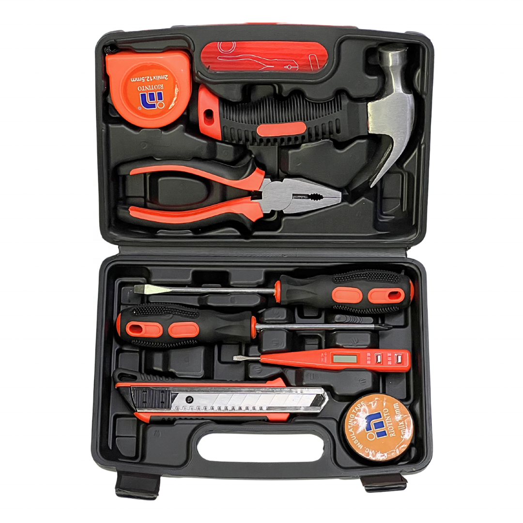 8PCS Home Repair Tool Kit with electric products and hand tools