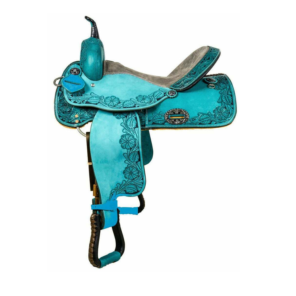Best Selling High Quality English Saddle Jumper Wholesale Leather Race Saddle with Shining Features for Horse Riding