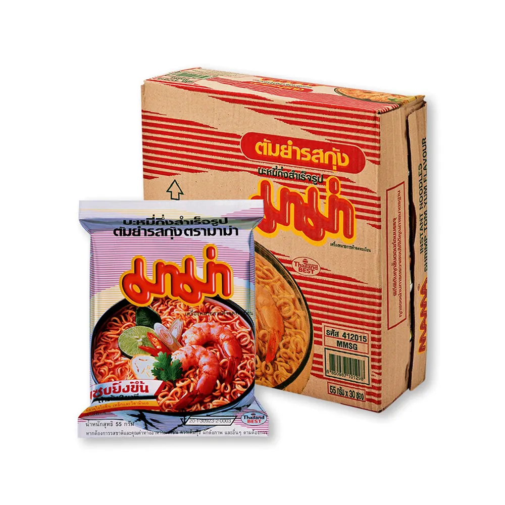 Mama Instant Noodles Shrimp Tom Yum Flavour The Best Seller Instant Noodle Original from Thailand