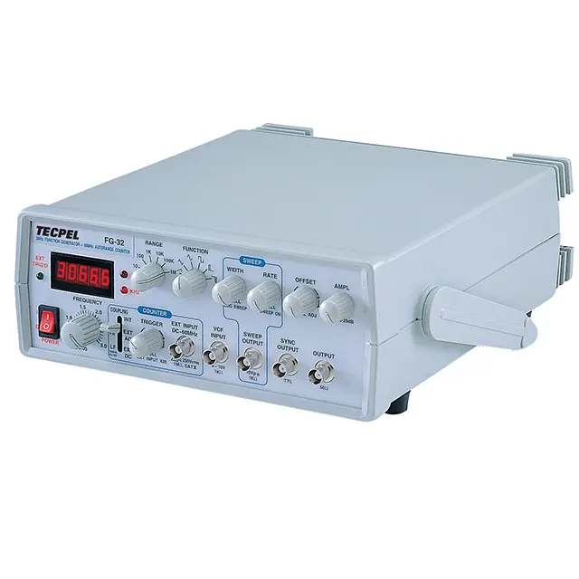 TECPEL FG-32  3 MHz Function Generator with 50MHz Counter Taiwan Quality made