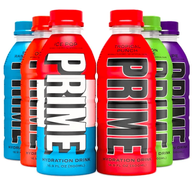 Бутылки и банки для энергетических напитков Prime Hydration оптом