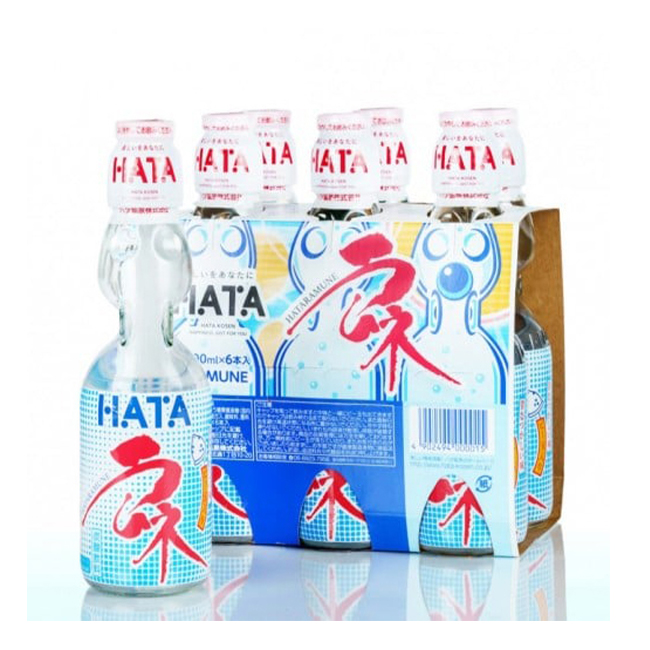 Japanese Hata Kosen Ramune Glass Bottle Soda Carbonated Customisable Soft Drinks
