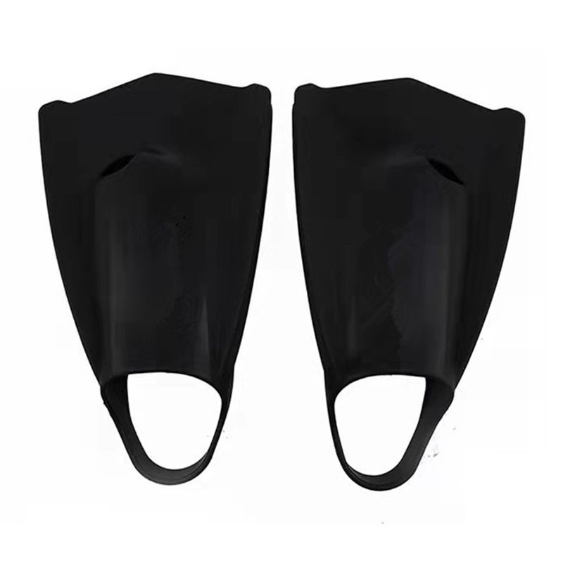 Custom Logo Print Silicone Flippers Professional Swimming and Diving Training Fins Snorkeling Equipment Adult Short Fins