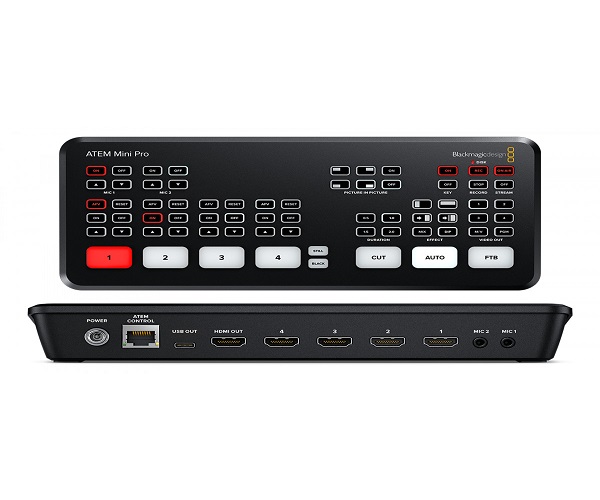 Аутентичный ATEM Mini Pro ISO переключатель потока в реальном времени многоэкранная запись