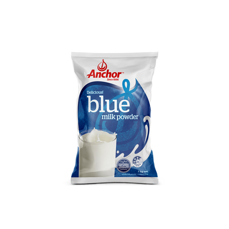 Anchor Blue Whole Milk Powder 1kg Sachet Wholesale Price Suppliers Manufacturers New Zealand Fresh Milk Powder