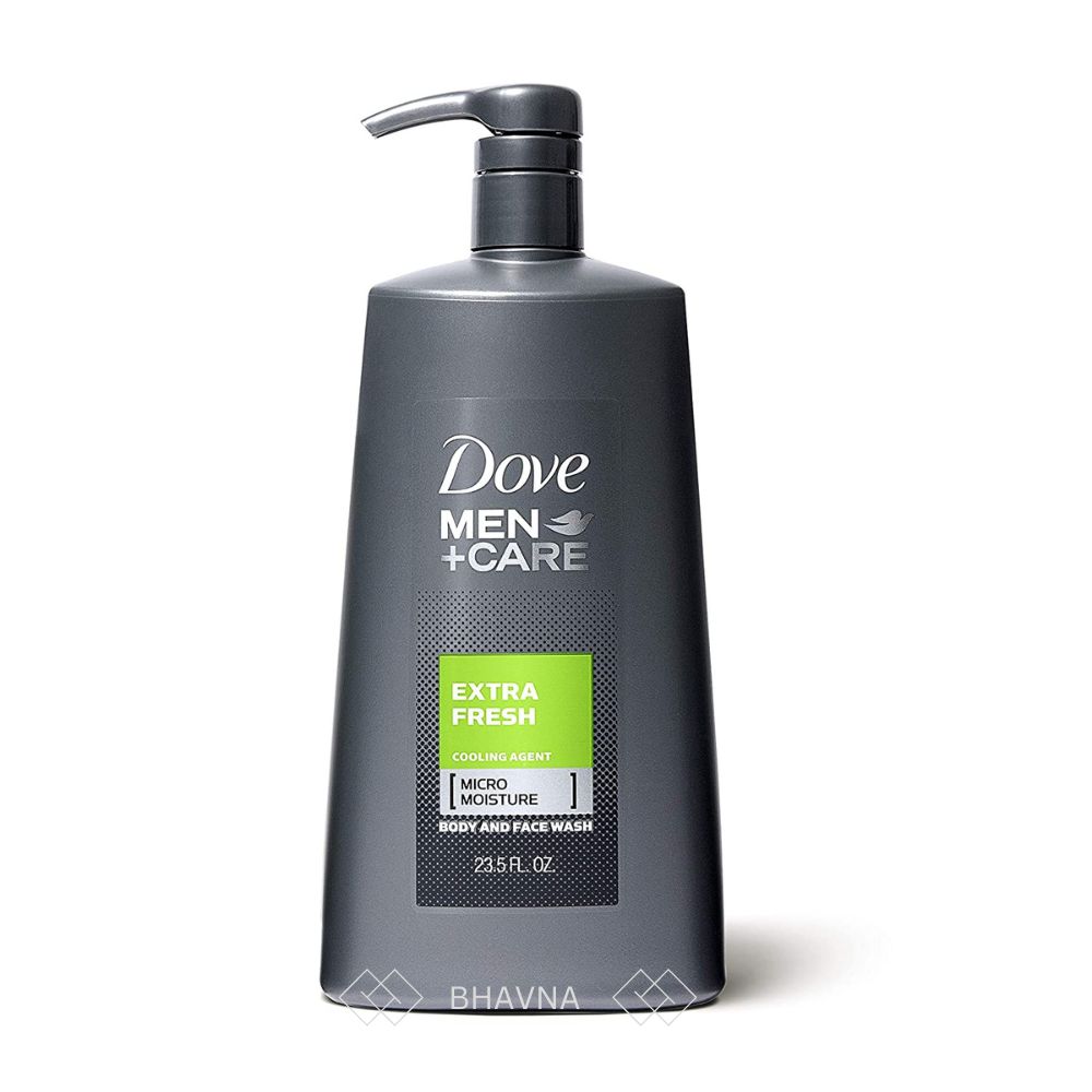 Male Personal Care Usage MICROMOISTURE Technology Easy-To-Rinse DoveMen+ Care Extra Fresh Body Wash