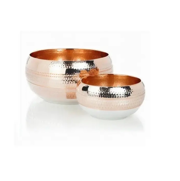 100 % Wholesale Supply Metal Bowl Round Shape for Home and Restaurant Decoration form Indian Supplier