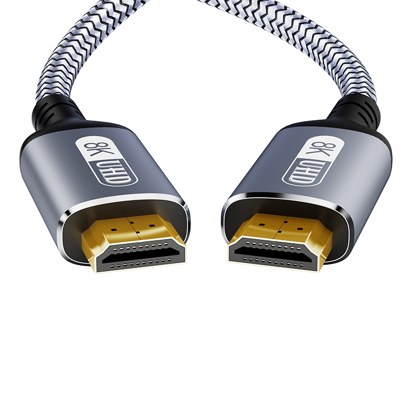 Кабель OEM 8K HDMI 4K 48 Гбит/с UHD Плетеный нейлоновый кабель HDMI 2.1 Шнур для телевизоров Sony PS5 Игровой монитор Roku Ultra