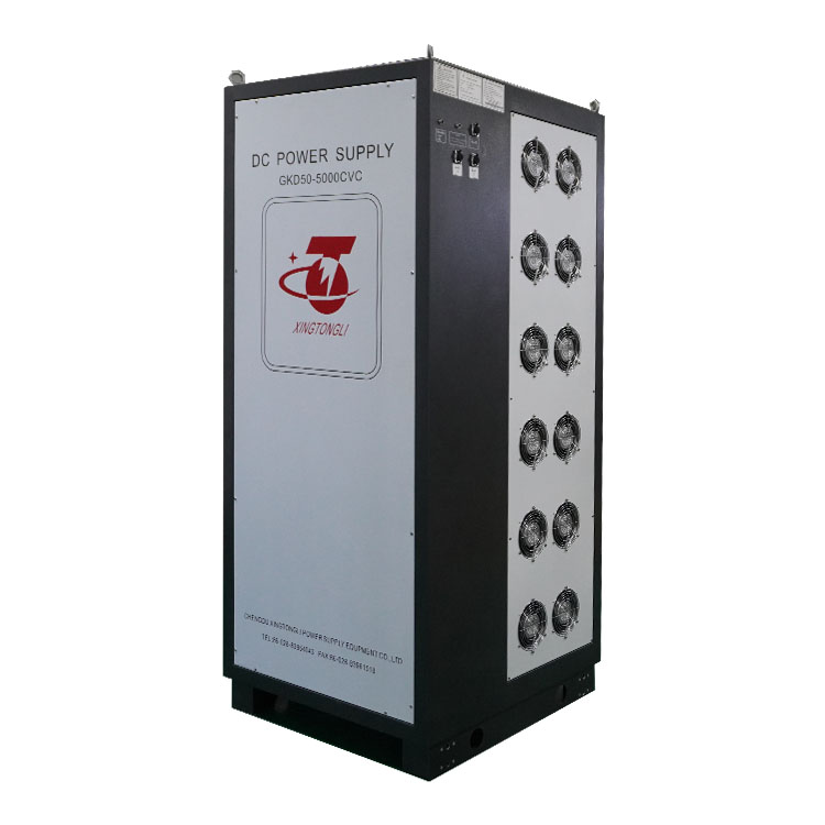 50V 5000A 250KW AC 480V Входной 3-фазный выпрямитель для производства водорода с программируемым источником питания постоянного тока PLC RS495