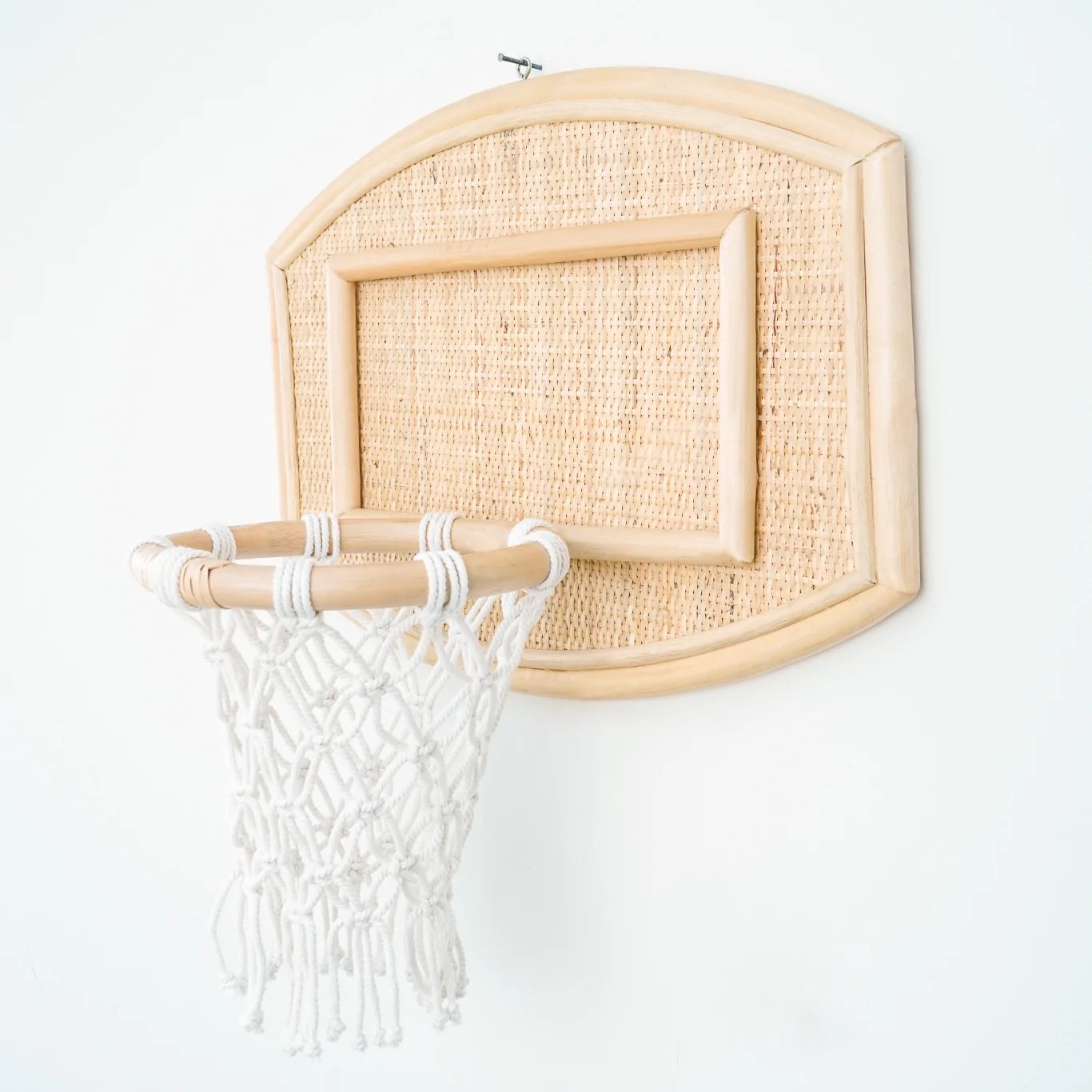 Cheap price rattan kids toys new hobbies wholesale basket ball hoops indoor handmade play toy for children toddlers