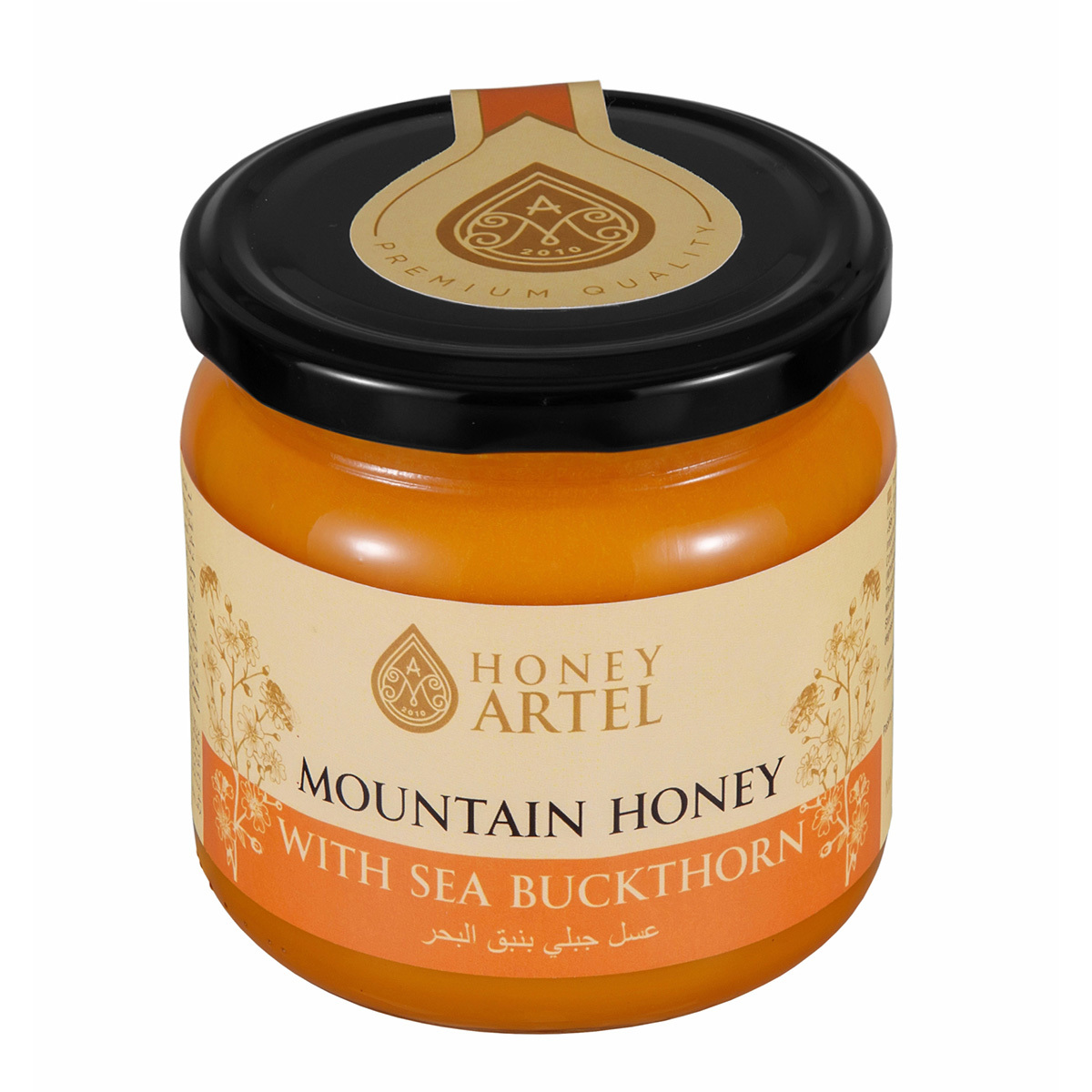 Hot Selling Certified Natural Sea Buckthorn Bee Honey Direct Manufacturer Price Ecological Region Pure Halal Sweet Dried Honey