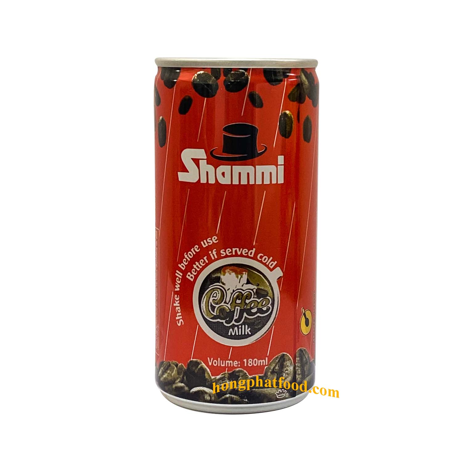 OEM drink coffee private brand in bulk Soft Drinks SHAMMI milk coffee drinks in Aluminium can 180ml instant coffee form Vietnam