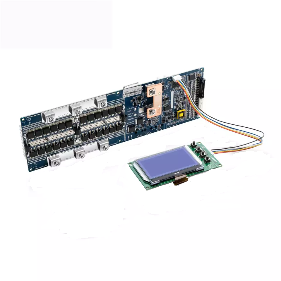 Интегральные схемы Seplos oem 16S 200A 48V Lifepo4 литиевая батарея доска LFP Cell Balance BMS с ЖК-экраном
