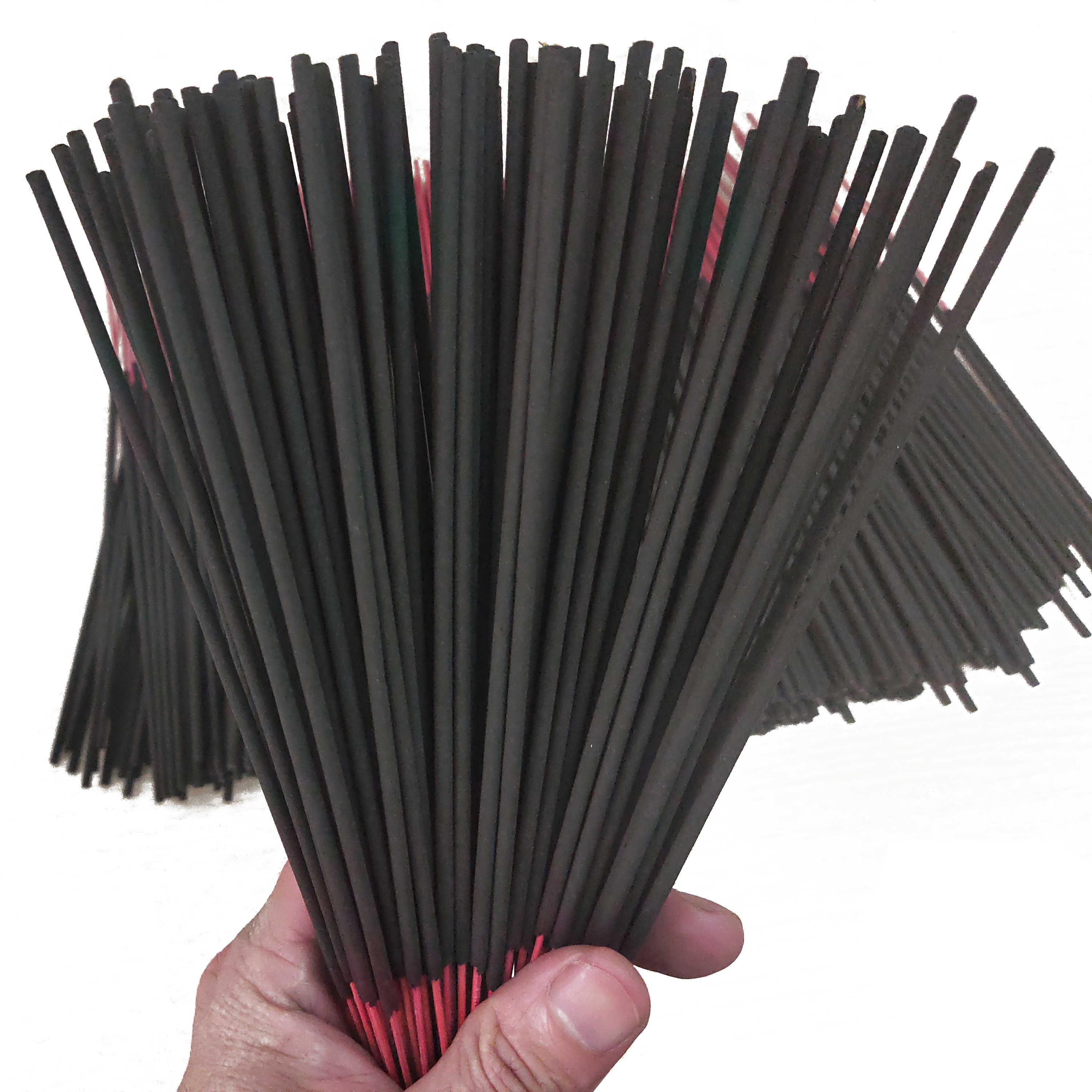Black incense with pink lotus bamboo black raw agarbattis