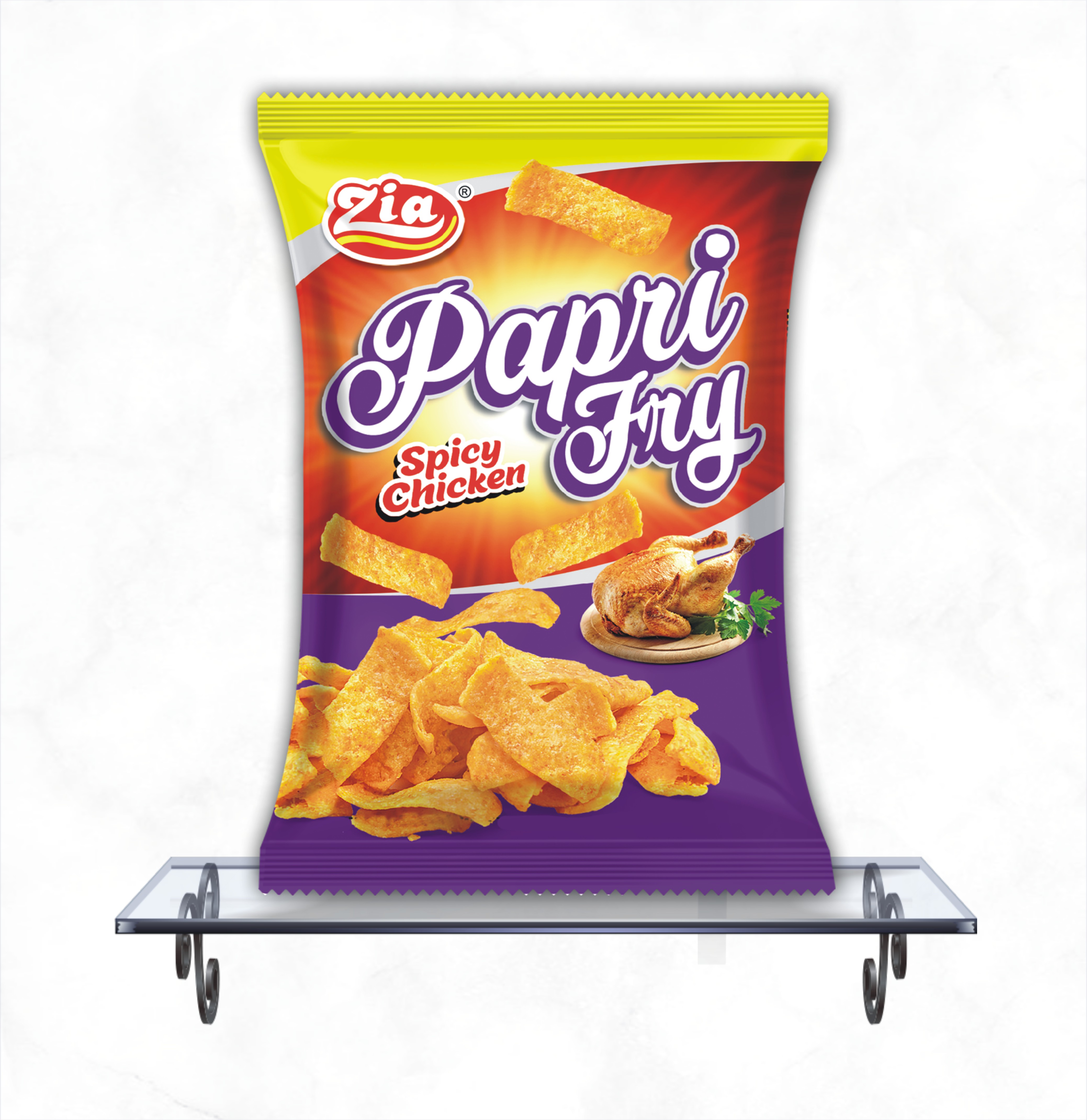 Экзотический ароматизированный жареный цыпленок Zia Papri, горячая Пряная хрустящая пшеничная пшеница, рисовая и граммовая мука, закуски, низкая цена, лучшее качество, экономичная упаковка