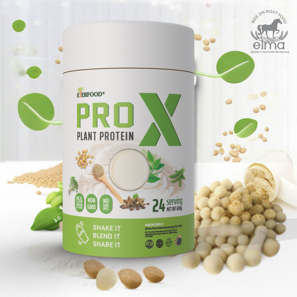 Direct Factory Plant Protein Powder Bottle Private Label OEM with Nutrition Enhancers & Support Muscle Growth Lactose Free