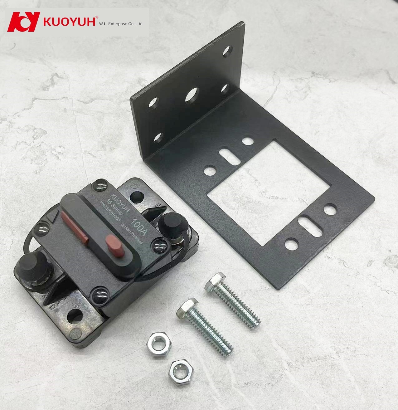 High Amp Circuit Breaker 25-300A With Iron Bracket Screw and Nuts