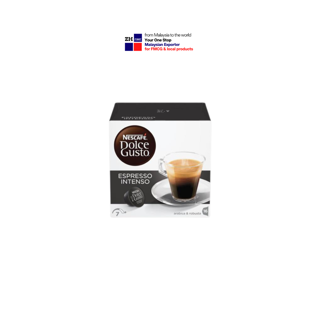 Nescafe Dolce Gusto Espresso Intenso 16-pod Capsules Roasted Arabica Robusta Colombia Vietnam Bulk Boxed Malaysia Authorised