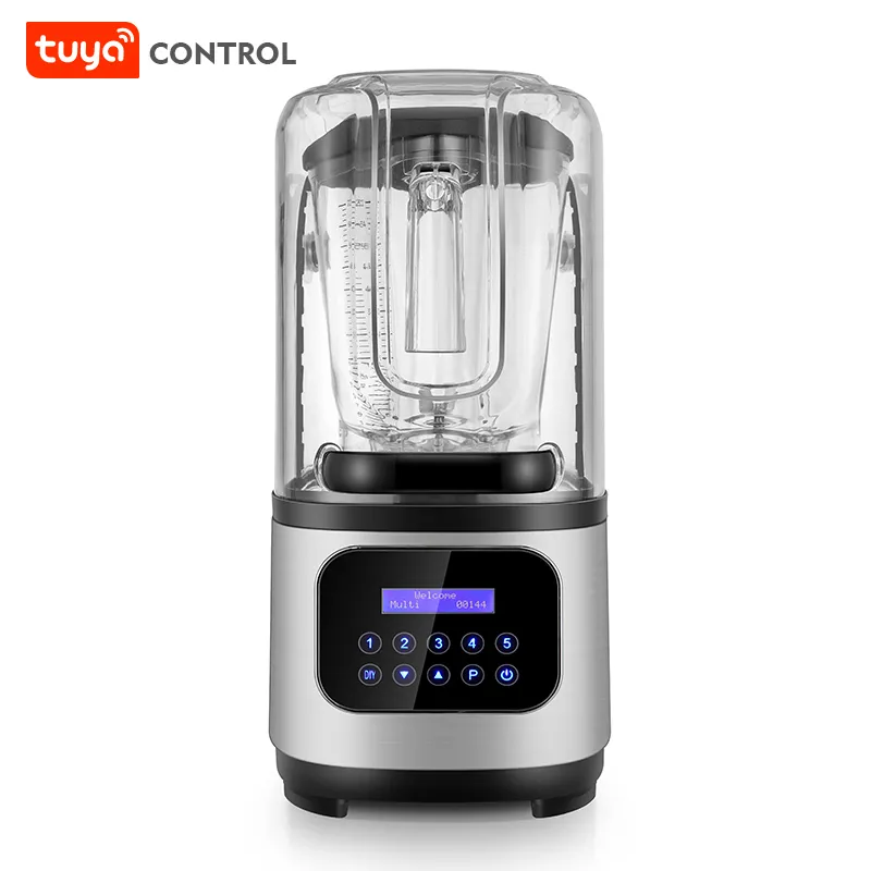 Smart Soundproof Commercial Blender With Cover Control for kitchen use