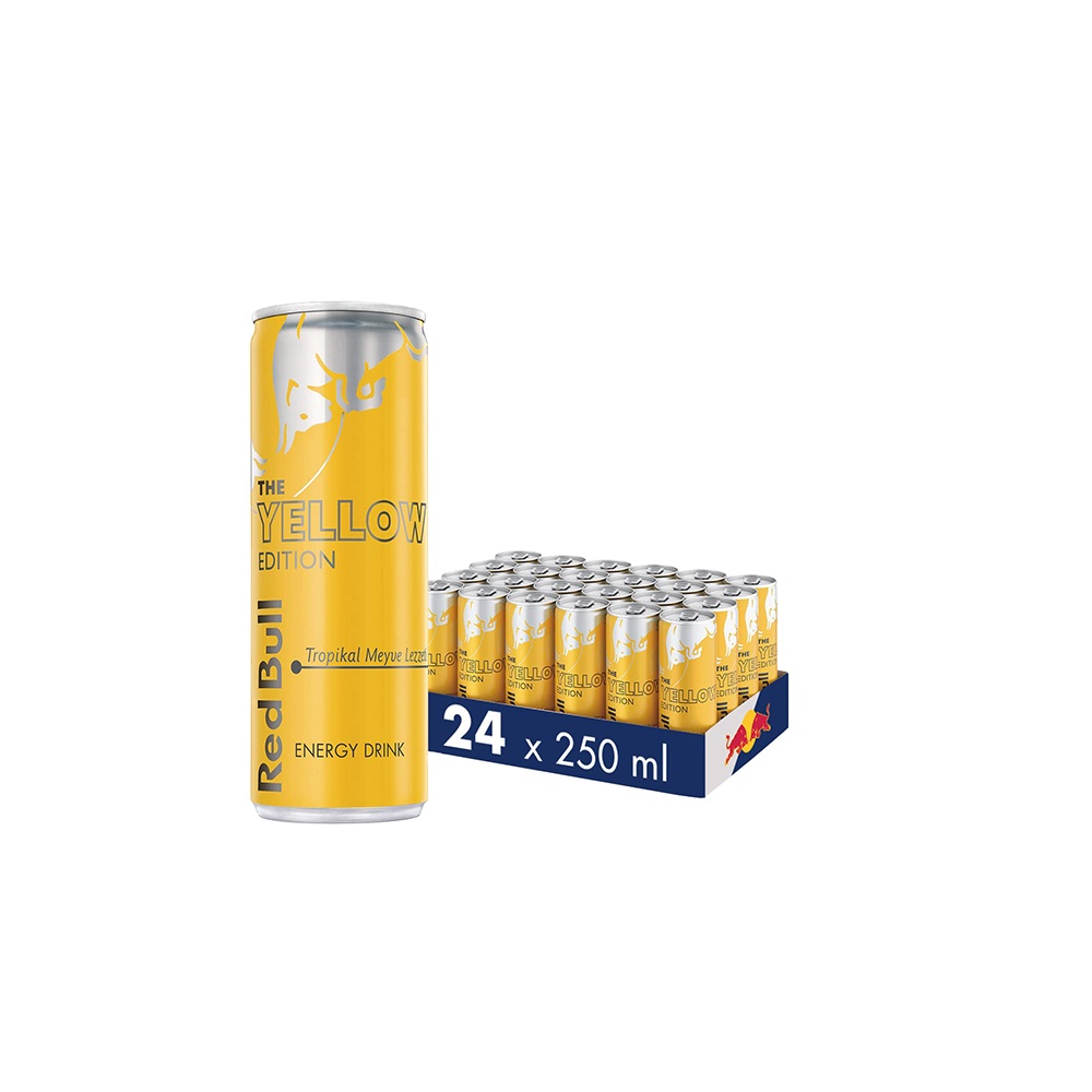 Оригинальные напитки Redbull, аромат тропических фруктов 24*250 мл из Турции, Австрия MiaFood