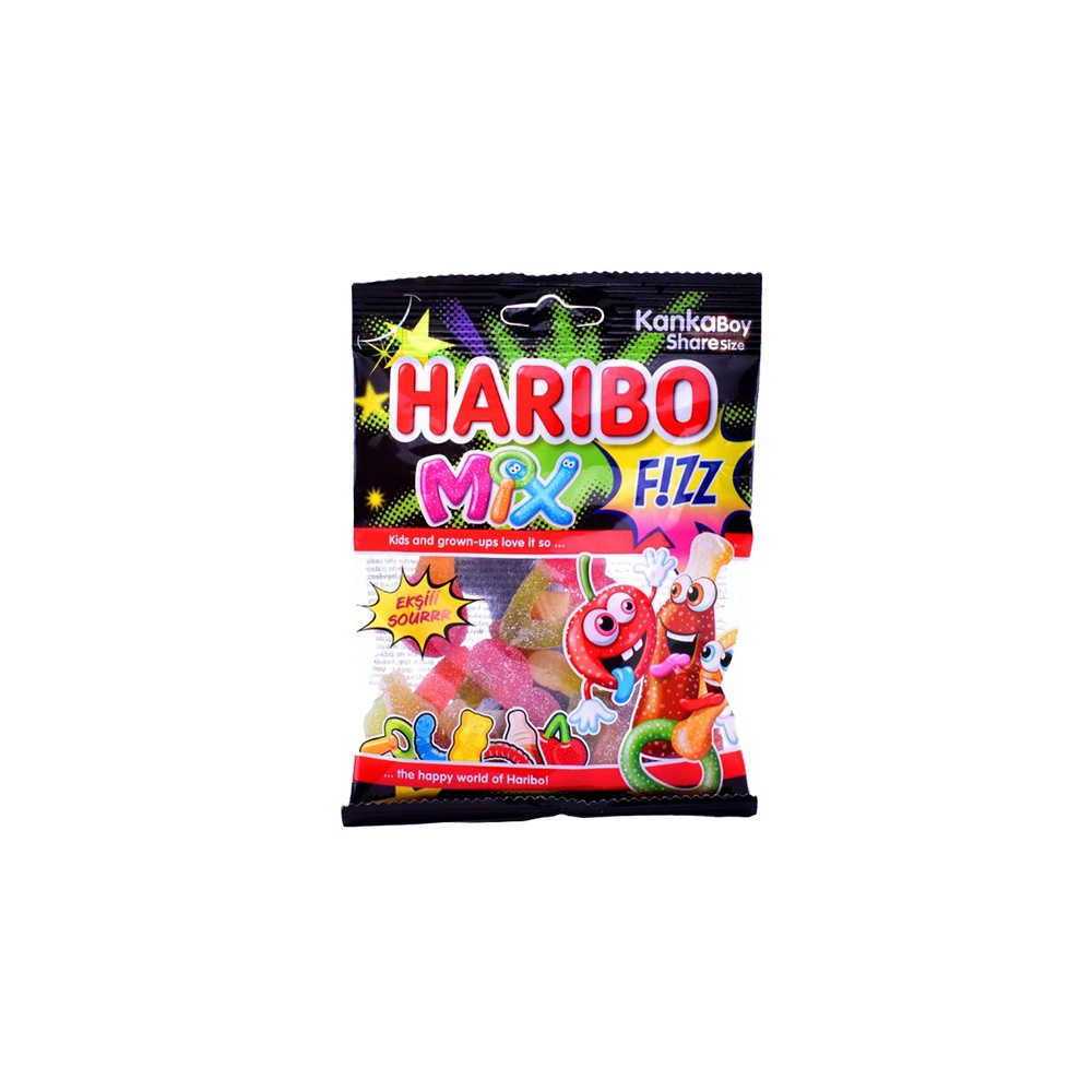 Конфеты Haribo Fizz со смесью кислами, 70 г x 24, свежий запас и новая дата, оптовая продажа из Турции