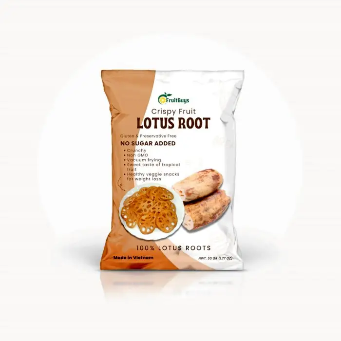 Crispy Fruit	%100 Natural Delicious Sweet	Chips Nut Lotus Root Chips	from FRUITBUYS VIETNAM