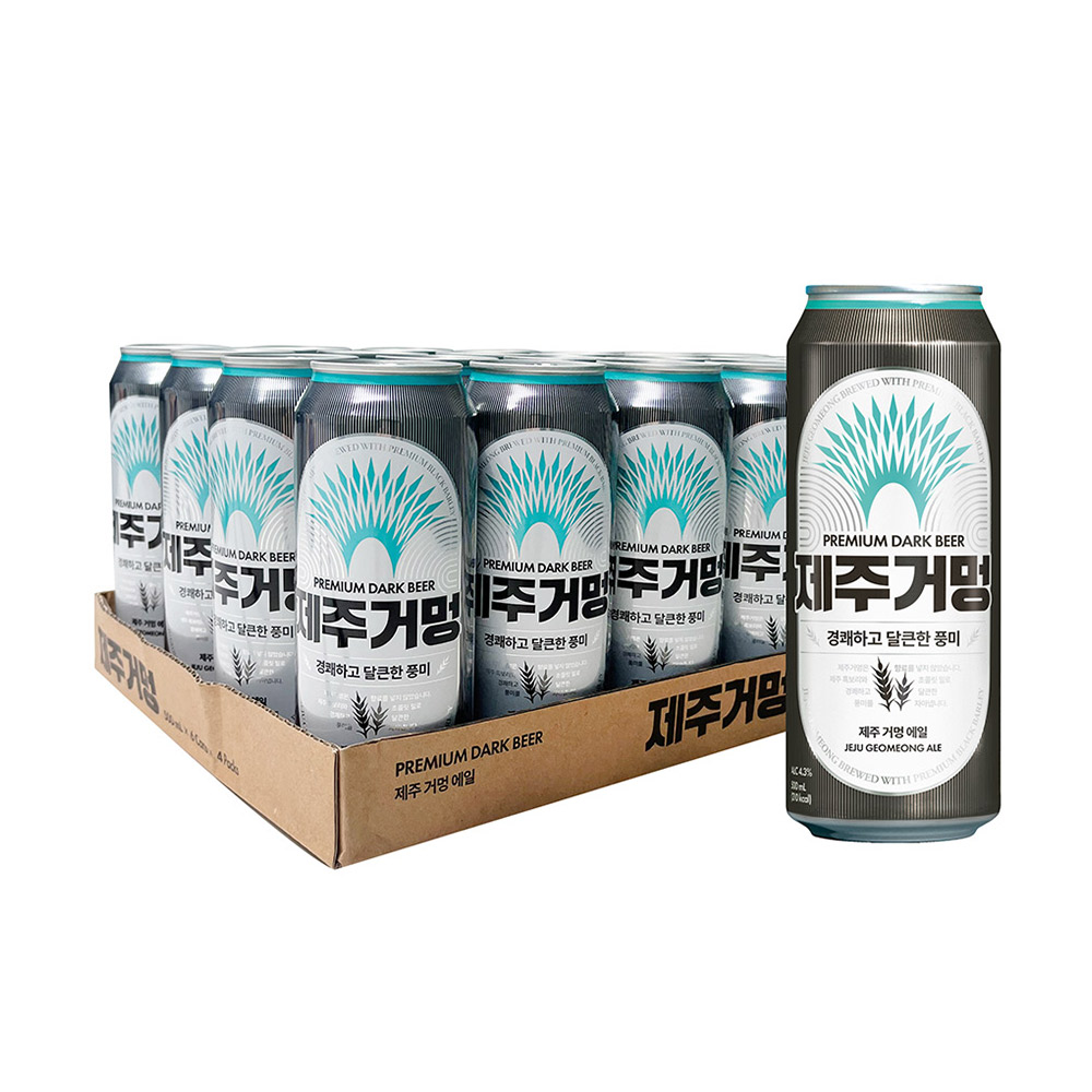Wholesale Alcoholic Drinks JEJU GEOMEONG ALE 500ml Uses Black Barley and Chocolate Wheat Goes Well with Various Foods