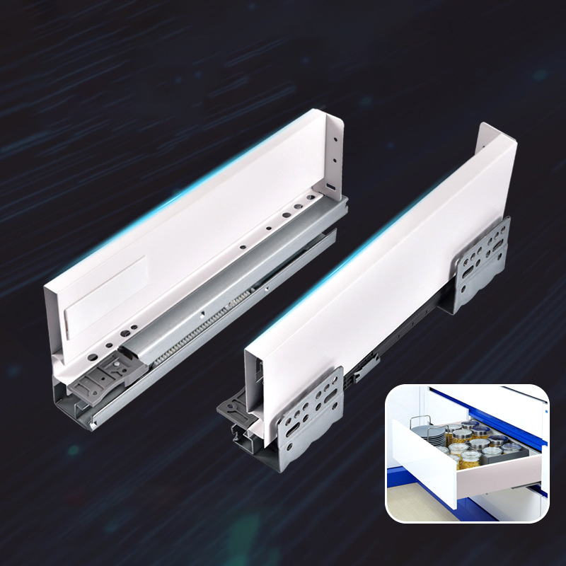 Zuo Gang metal slim drawer box soft closing slide drawer boxes sliding kitchen cabinets drawers system