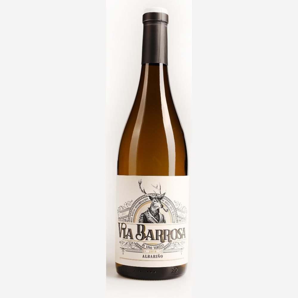 Via Barrosa Albarino 2020, белое вино, DO Rias Baixas