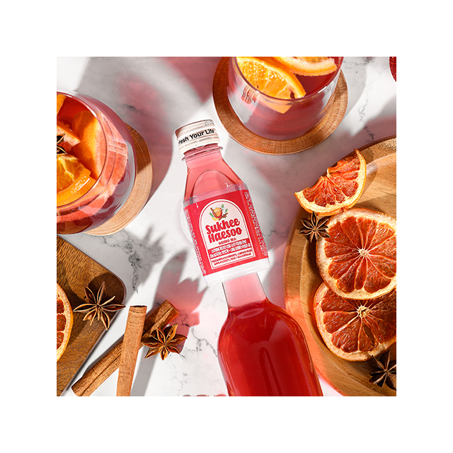 Vin Chaud Soju Cocktail 55ml Hangover Fruit Beverage Combine With Alcohol Drink To Relieve While Drinking SUKHEE HAESOO