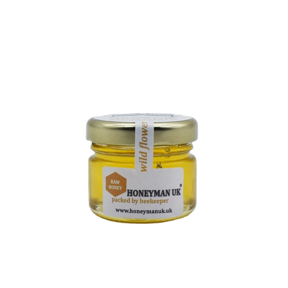 Customized Logo Floral Aroma Fruity Notes Delicious Honey Products 30g 100% Organic Wildflower Honey With 24 Months Shelf Life