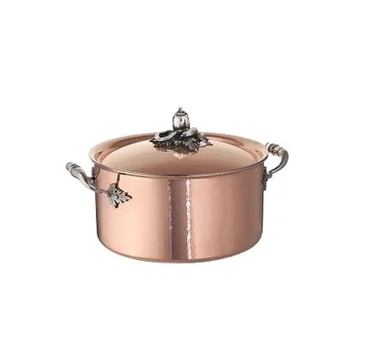 Premium Quality Modern Design Copper Pure Cooking Handi Pot High Quality Selling Cooking Pot for Home Kitchen Hotel Usage