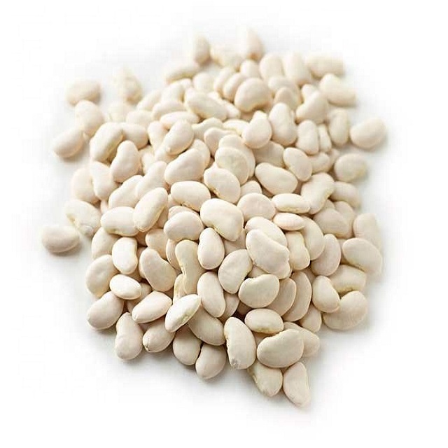 Food Grade 25kg bag Organic Dried long shape Butter Beans Small White Kidney Beans