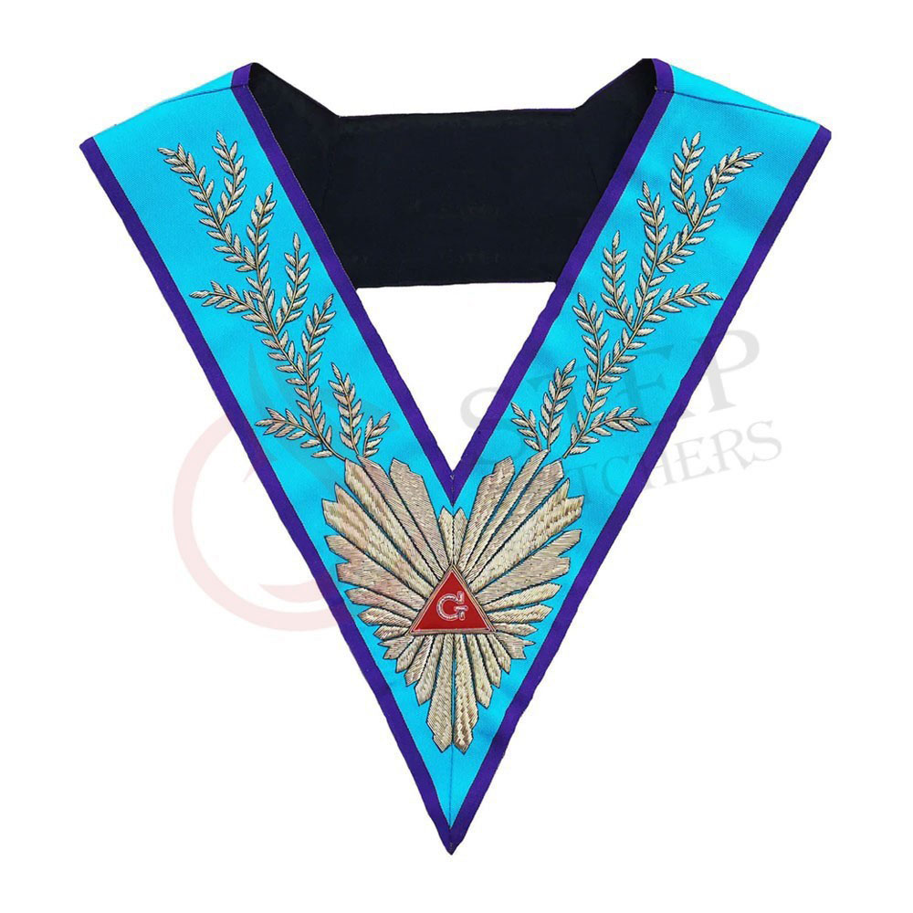 Воротник для офицеров MASONIC REGALIA Royal Ark Mariner (RAM) высокого качества