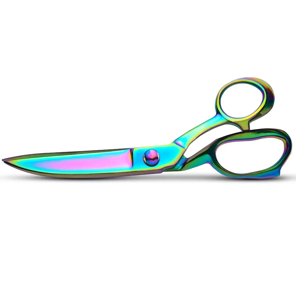 Multicolored Fabric Tailor Scissors 11" German Stainless Steel Sharp Blades Cloths Sewing Shears Made Stainless Steel