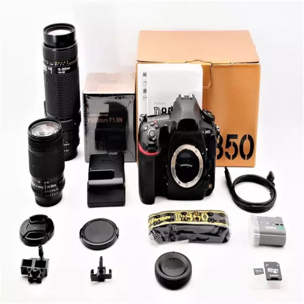 Высокое качество D850 FX цифрового однообъективного зеркального фотоаппарата с 24-120mm f/4G AF-S ED VR объектив + 64 Гб Профессиональное видео Kit в наличии на складе