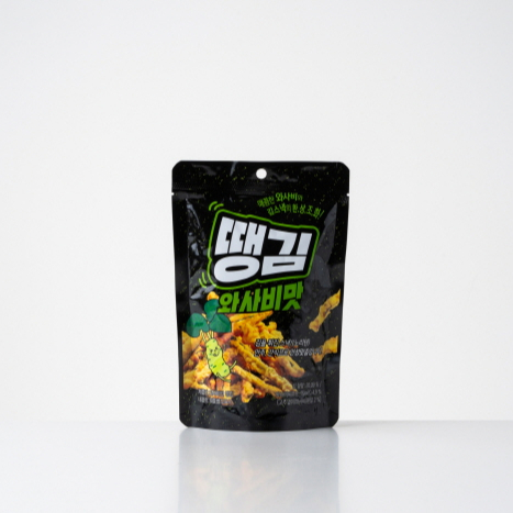 Wasabi Thank Gim Пряная змея для пива, сделанная в Корее, отличный вкус с богатым вкусом, полезный с питьевой