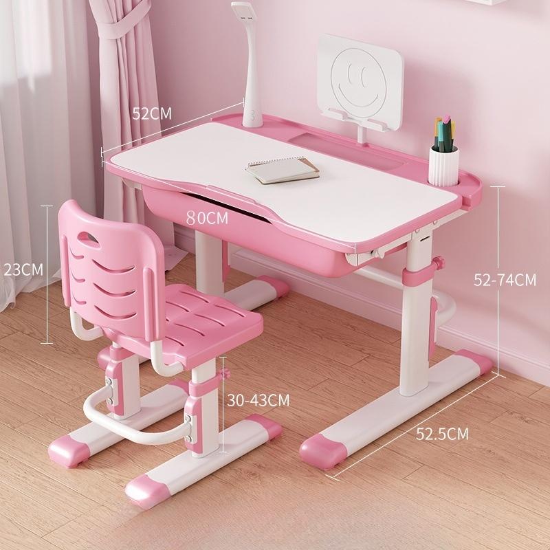 Children's Study Table Primary School Students' Writing Desk Height Adjustable Home Bedroom Table And Chair Set