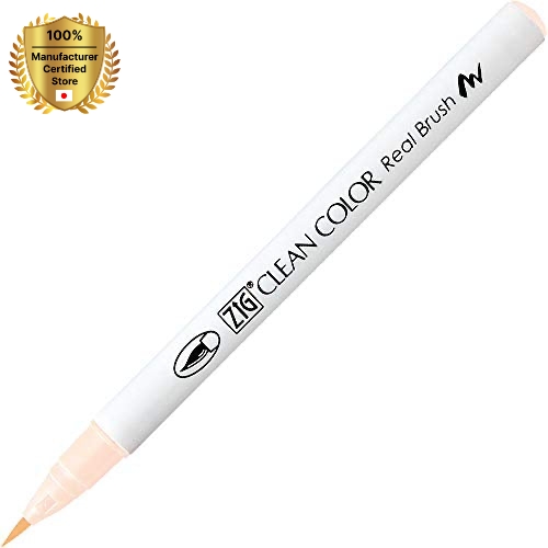 [KURETAKE] Kuretake Zig чистый цвет настоящая кисть акварель ручка-ваниль 073 (3 шт.) акварельные кисти ручки мультяшная ручка черная pe