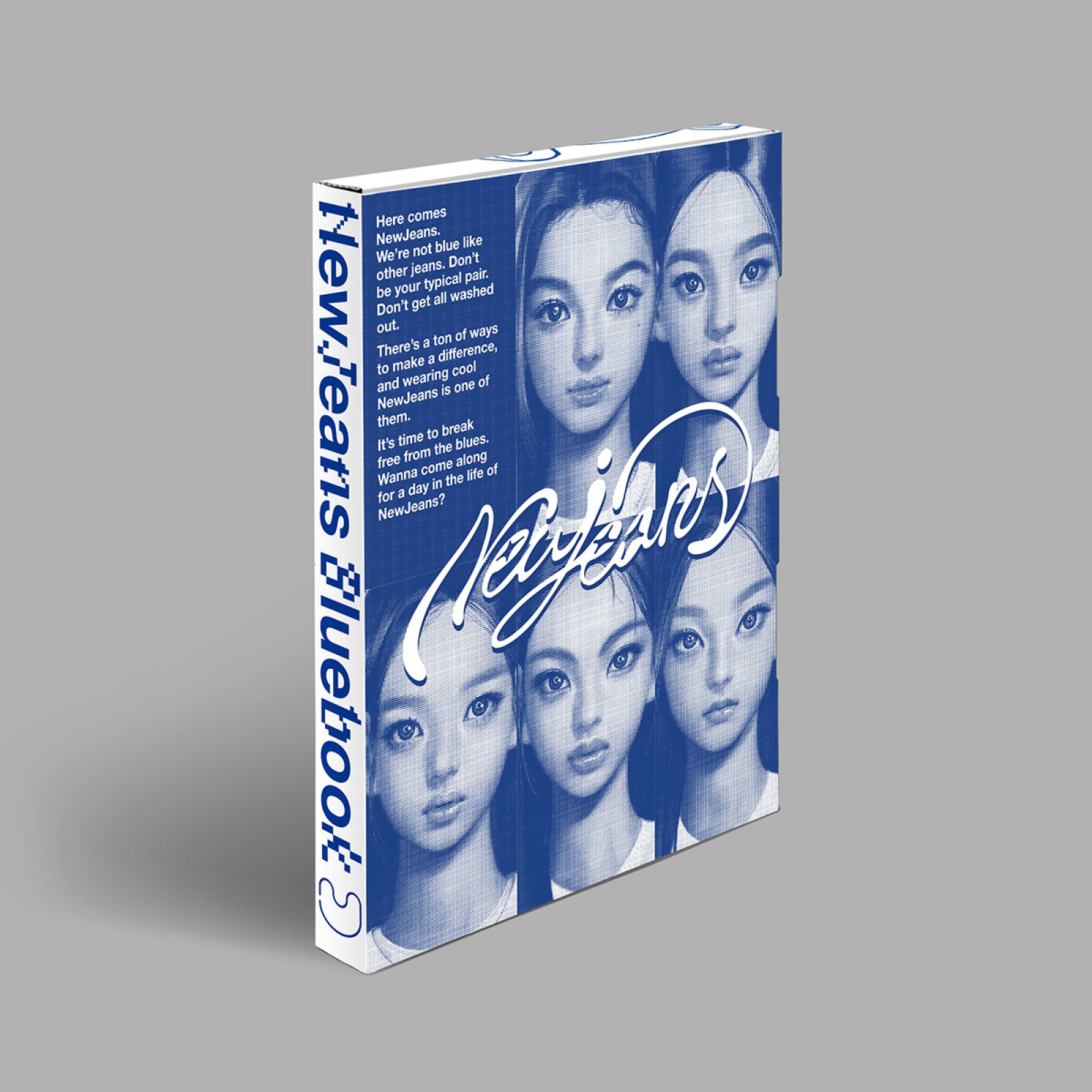 Лидер продаж KPOP Официальный альбом Корейская группа девушек IDOL NewJeans 1-й EP ALBUM Новые джинсы Bluebook Ver.