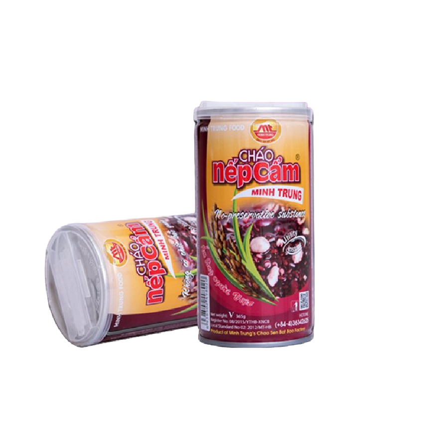 100% Natural Violet Glutinous Frozen Instant Soup Dried Canned Porridge 24 Cans/Carton Preservative-Free Exported All Countries