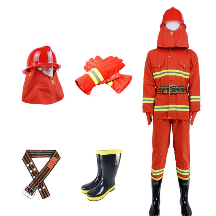 Anti-fire Training Fireman Factory Direct Sales Flame Proof Fire Retardant Firefighter Suit Price Fireman Fighting Suit