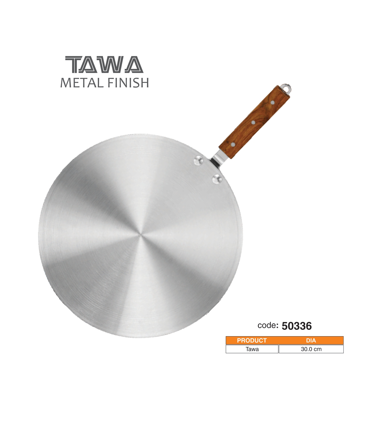 Tawa (гриль) с металлической отделкой (.900 кг), изготовлено Sonex, Пакистан