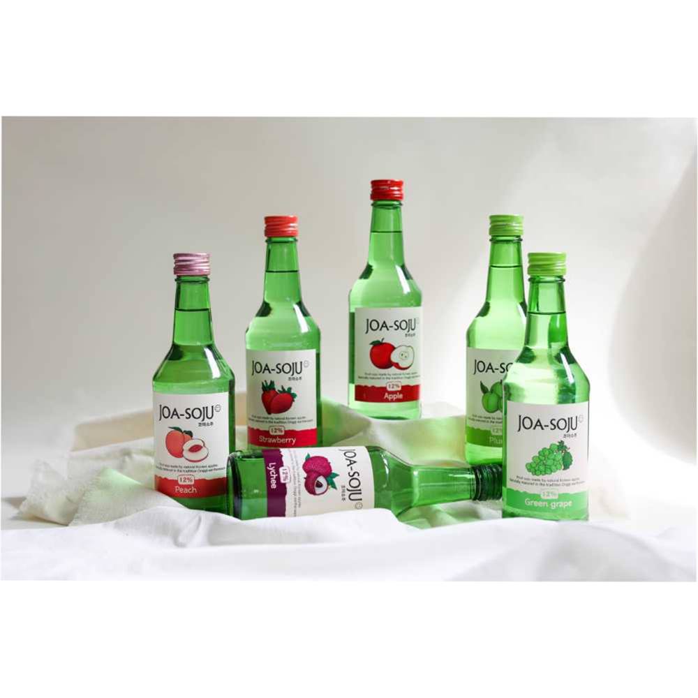[HISTRADE]JoA Soju Высококачественная стеклянная бутылка SOJU 360 мл ABV 12% высококачественный Корейский SOJU клубничный вкус вкусный виски