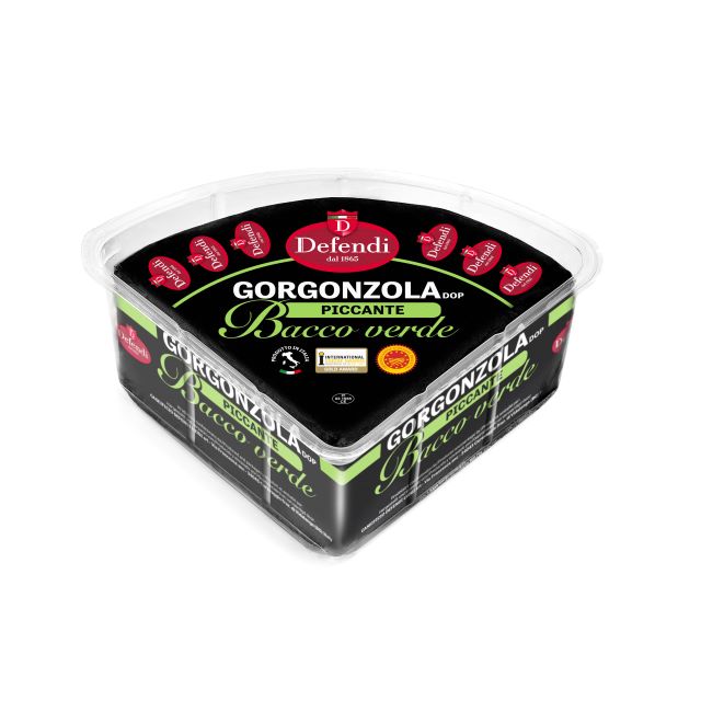 Итальянский высококачественный сыр GORGONZOLA PDO PICCANTE 1,5 кг для общественного питания horeca в розницу